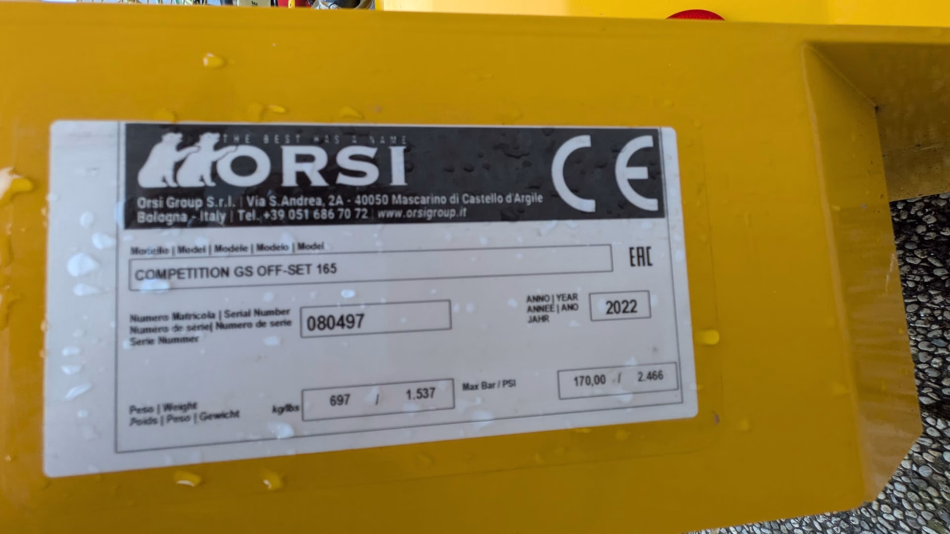 Orsi Competition GS OFF-SET 165 MAZZE (2)